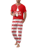 Ekouaer Men's Pajama Set