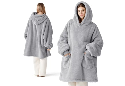 Plush Wearable Blanket Hoodie