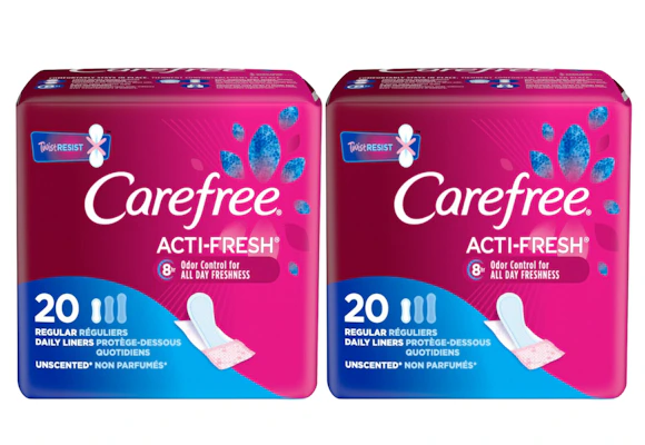 2 Carefree Liner Packs