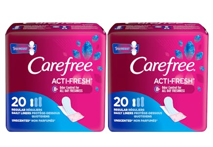 2 Carefree Liners