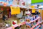 Walgreens summer clearance items with 80% off sign