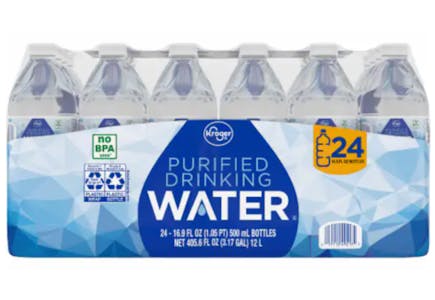 Kroger Bottled Water 24-Pack