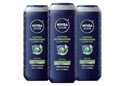 Nivea Men Body Wash 3-Pack