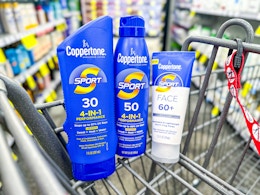 Coppertone Sunscreen, Up to 50% Off at CVS card image