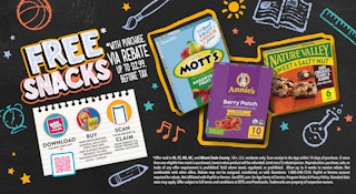 general mills free snacks rebate offer image