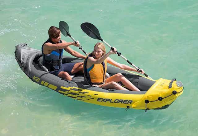 2-Person Inflatable Kayak, Only $142 on Target.com card image