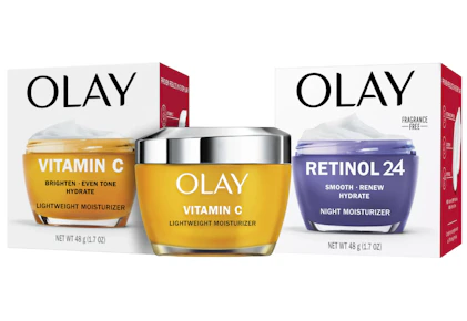 2 Olay Regenerist Moisturizers