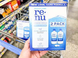 Renu Contact Lens Solution Twin Pack, Only $8.96 at Walmart