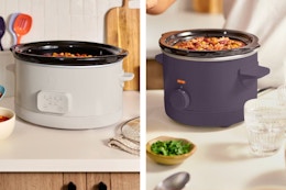 target bella slow cooker collage