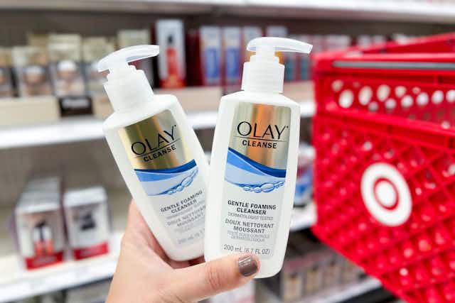 Olay Gentle Foaming Face Cleanser, Only $2.05 at Target card image