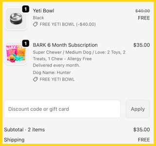 super chewer free yeti bowl