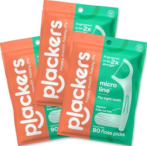 Plackers Floss Picks 3-Pack