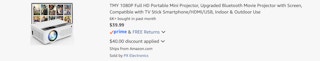 Amazon Portable Mini Projector 2026