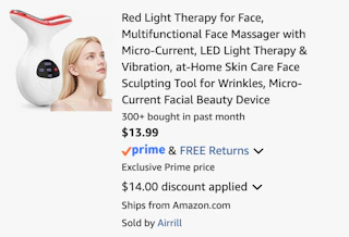 Amazon Red Light Therapy Face Massager 2026 2