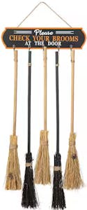 Wooden Brooms Decor