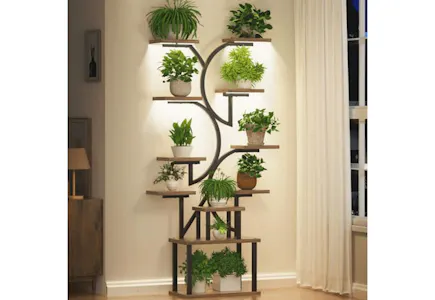 Plant Stand With Grow Lights