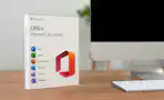 microsoft office on a desk