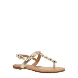 Kids' T-Strap Pearl Sandals