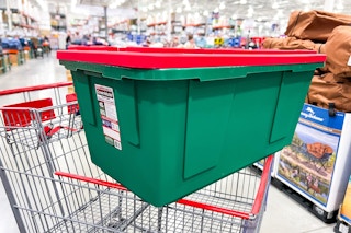 costco greenmade red green christmas storage totes