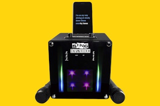 karaoke machine
