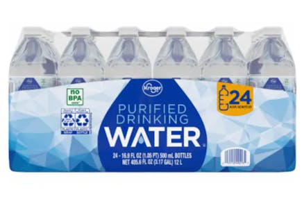 Kroger Bottled Water 24-Pack