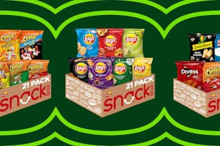 Frito-Lay chips on collage kcl template