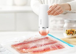 Handheld Vacuum Sealer, Now $14.39 on Amazon card image