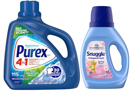 1 Purex + 1 Snuggle Items
