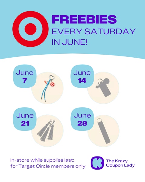 Target Summer Saturdays Charm Giveaway dates in 2025