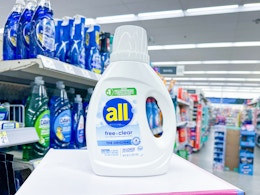 All Free & Clear Laundry Care, Only $3.99 at Walgreens card image