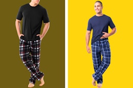 Hurry — Get $12 Fruit of The Loom Men's Pajama Sets at Walmart card image