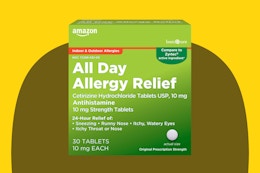 Amazon Basic Care Allergy Medicine, as Low as $2.25 card image