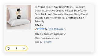 HEYCUZI Queen Size Bed Pillows