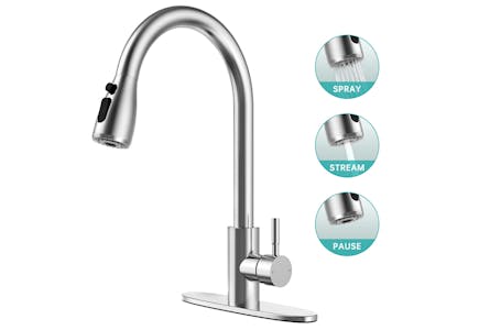 Kitchen Faucet With Pull-Down Sprayer