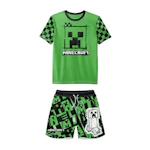 Kids' Minecraft Rash Guard Set