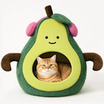 Avocado Cat Bed