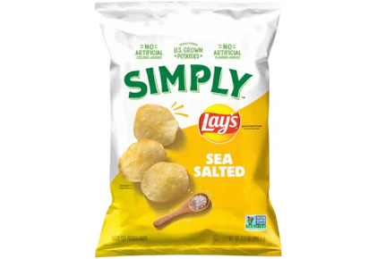 2 Lay's Simply Potato Chips