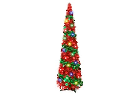 Pop-Up Christmas Tree With Lights