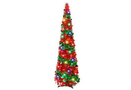 Pop-Up Christmas Tree With Lights