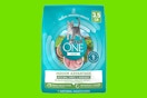 Purina One Cat Food Bags on green background