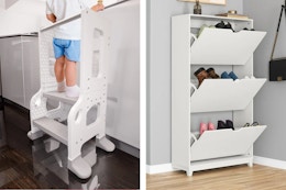 Don’t Skip These Walmart Home Deals: $18 Step Stool, $13 Knife Set, and More card image