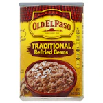 2 Old El Paso Refried Beans