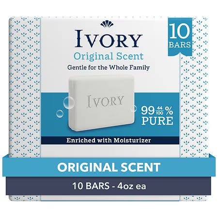 2 Ivory Bar Soap Packs