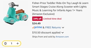 Fisher-Price Toddler Ride-On Scooter