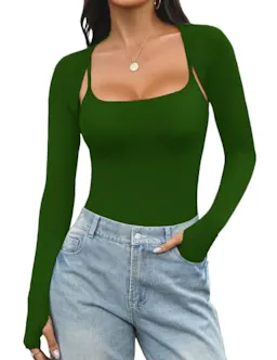 Women's Bodysuit and Shrug Set