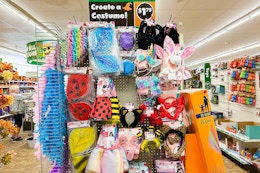dollar tree creat a costume halloween section