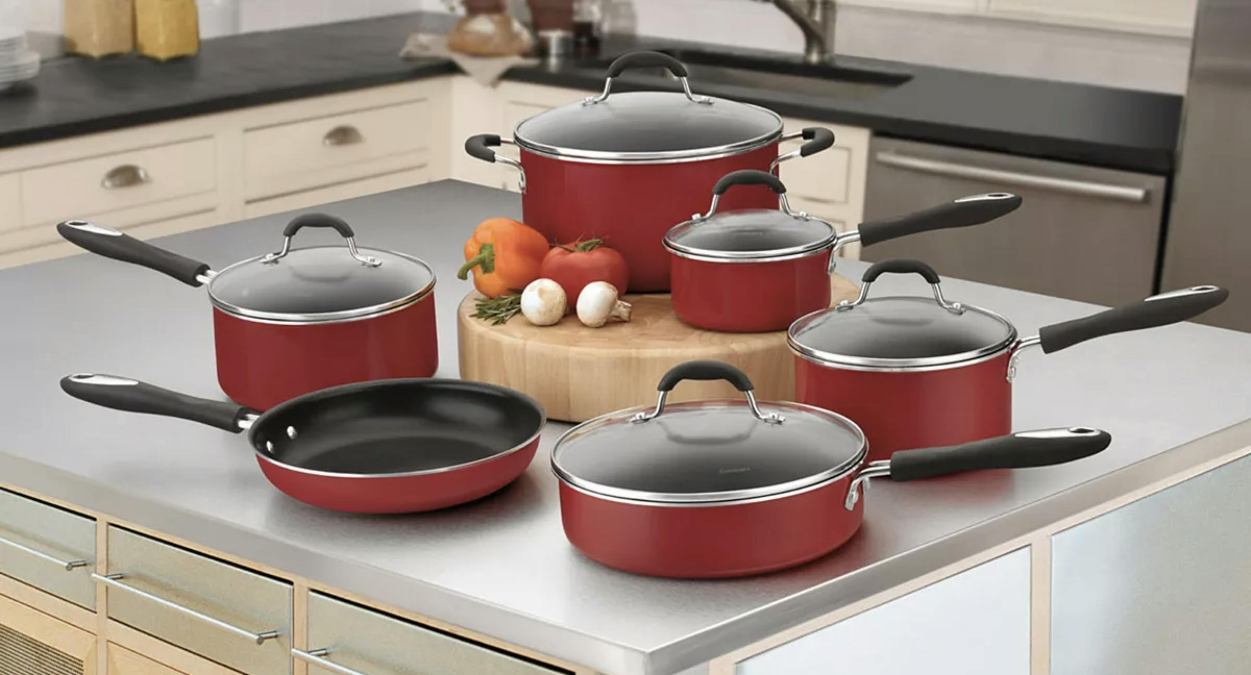 Cuisinart 11Piece Nonstick Cookware Set, 72 and 10 Kohl's Cash (Reg