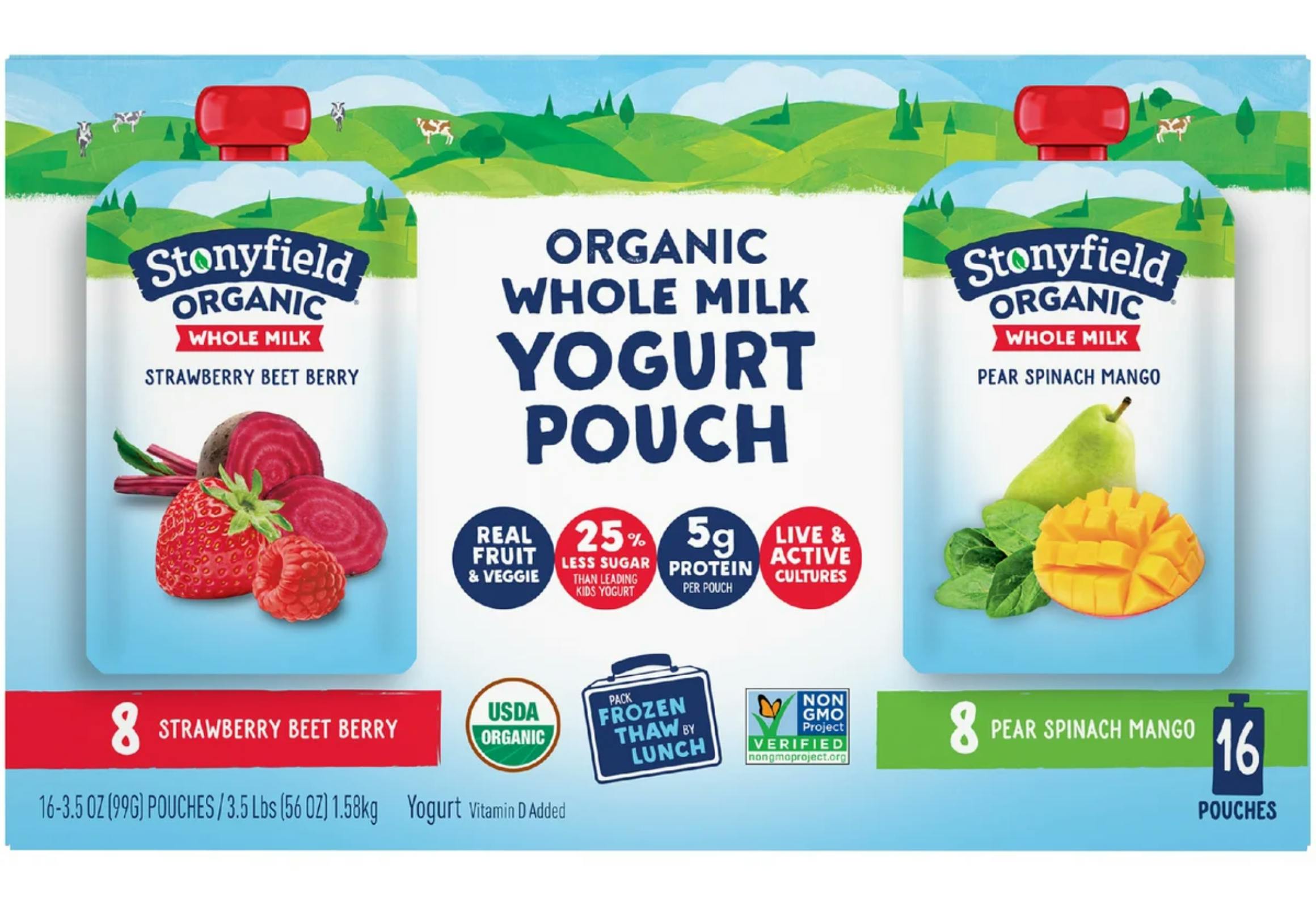 Stonyfield Yogurt Pouch