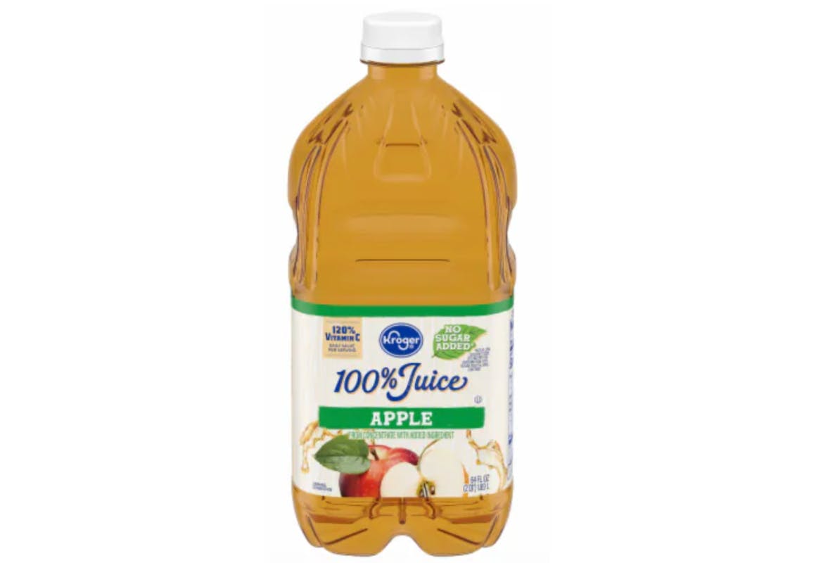 2 Kroger Apple Juices