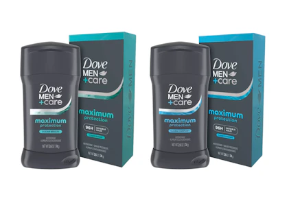 2 Dove Men+Care Antiperspirants